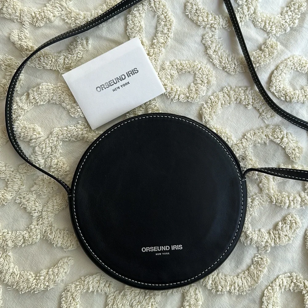 Orseund Iris Leather Circle Crossbody Bag - Picture 3 of 9